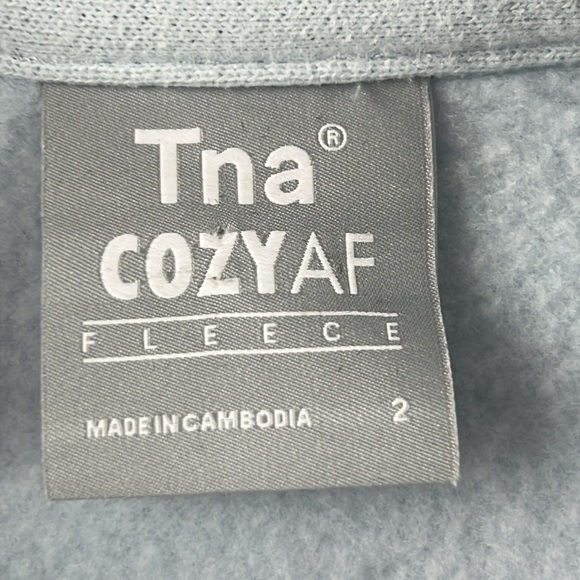 Tna COZY AF Fleece I  Aritzia I COZY AF Boyfriend Fit Shacket - Picture 2 of 9